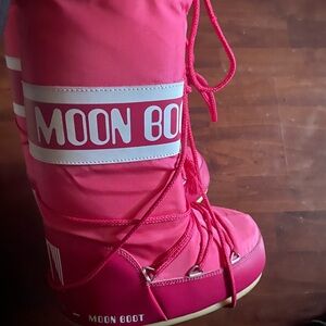 Moon Boot Pink Snow Boots